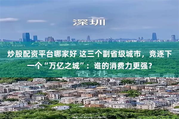 炒股配资平台哪家好 这三个副省级城市，竞逐下一个“万亿之城”：谁的消费力更强？