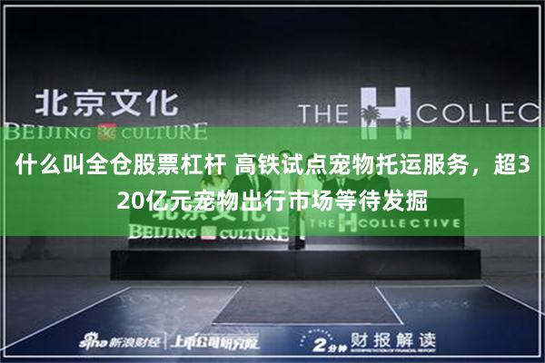 什么叫全仓股票杠杆 高铁试点宠物托运服务，超320亿元宠物出行市场等待发掘