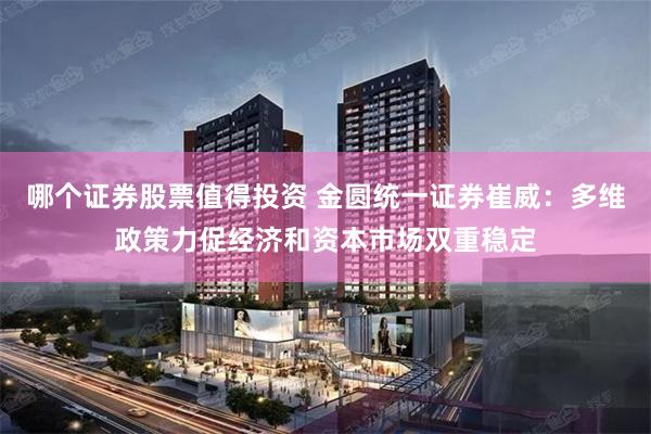 哪个证券股票值得投资 金圆统一证券崔威：多维政策力促经济和资本市场双重稳定