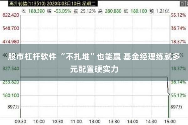 股市杠杆软件 “不扎堆”也能赢 基金经理练就多元配置硬实力