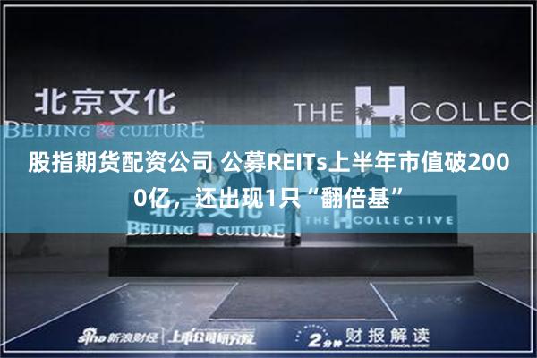 股指期货配资公司 公募REITs上半年市值破2000亿，还出现1只“翻倍基”