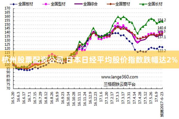 杭州股票配资公司 日本日经平均股价指数跌幅达2%