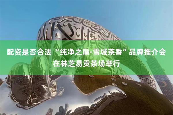 配资是否合法 “纯净之巅·雪域茶香”品牌推介会在林芝易贡茶场举行