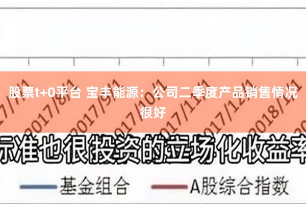 股票t+0平台 宝丰能源：公司二季度产品销售情况很好
