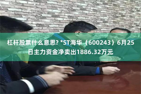 杠杆股票什么意思? *ST海华（600243）6月25日主力资金净卖出1886.32万元