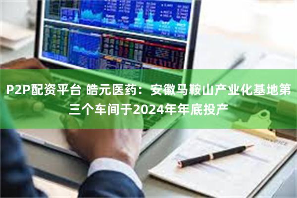 P2P配资平台 皓元医药:安徽马鞍山产业化基地第三个车间于2024年年底投产
