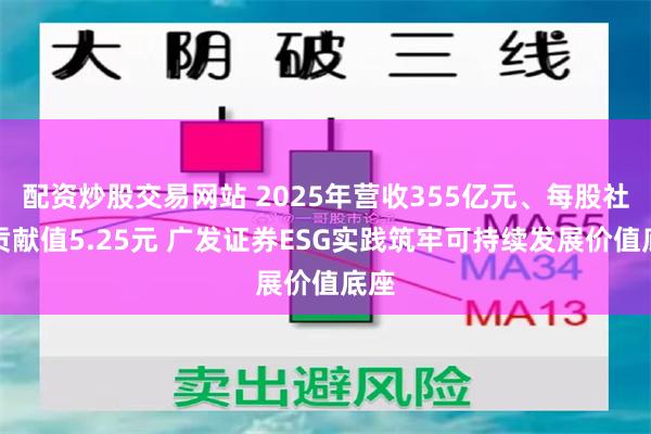 配资炒股交易网站 2025年营收355亿元、每股社会贡献值5.25元 广发证券ESG实践筑牢可持续发展价值底座