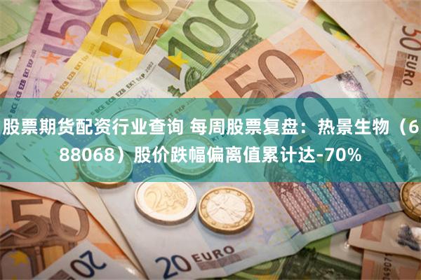 股票期货配资行业查询 每周股票复盘:热景生物(688068)股价跌幅偏离值累计达-70%