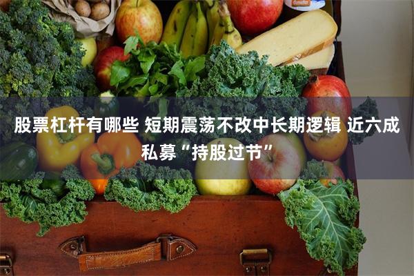 股票杠杆有哪些 短期震荡不改中长期逻辑 近六成私募“持股过节”